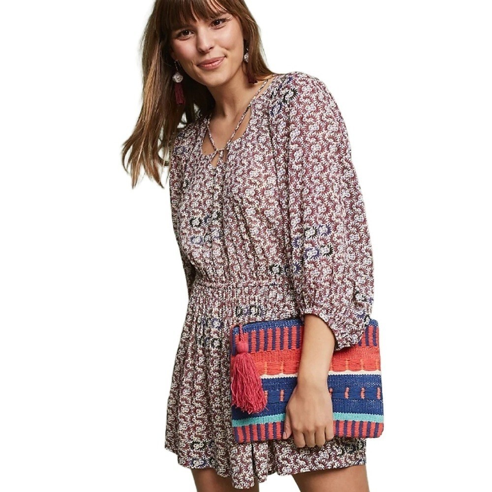 Anthropologie Holding Horses Annamaria Cottagecore Floral Romper Small